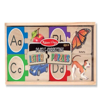 Melissa And Doug Self-Correcting Alphabet Letter Puzzles