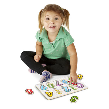 Melissa and Doug See-Inside Numbers Peg