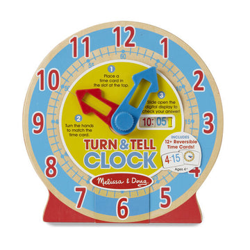 Melissa and Doug Turn And Tell Clock