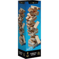 Game Jumbling Towers Wood in Shoe Box