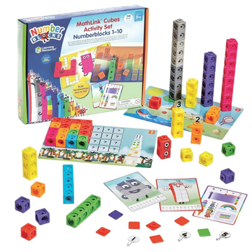 Learning Resources - Mathlink Cube Number Blocks 1 - 10 Activity Set