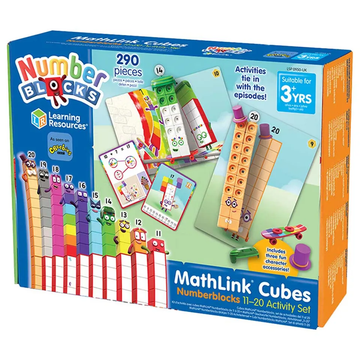 Learning Resources - Mathlink Cube Number Blocks 11 - 20 Activity Set