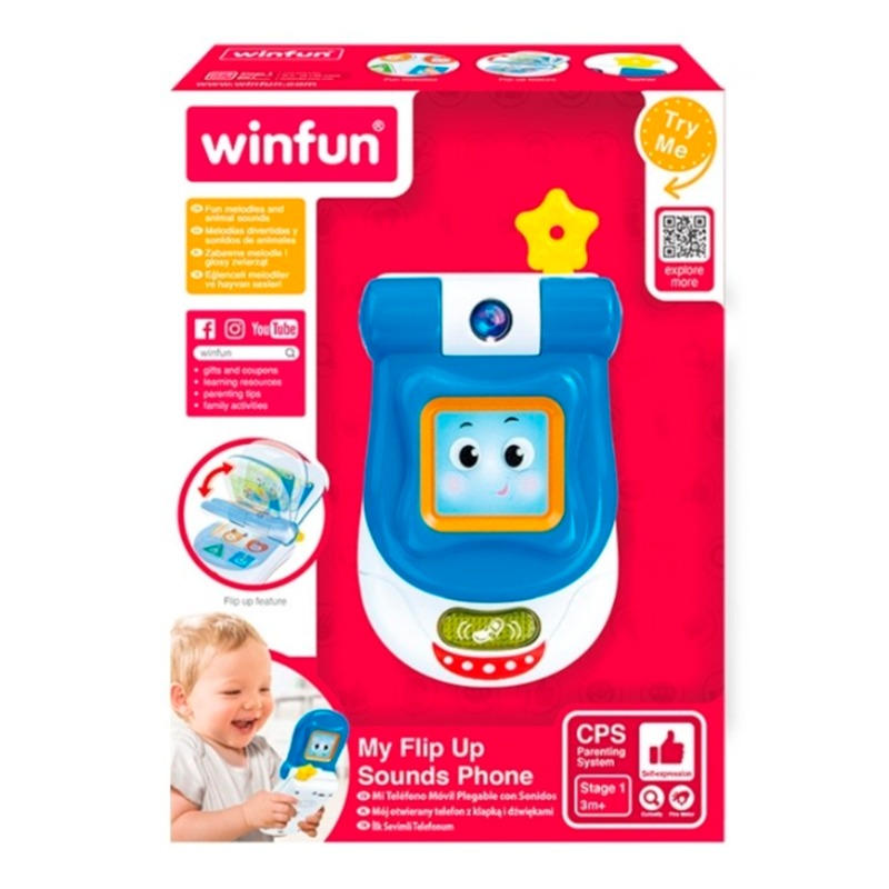 Winfun My Flip Up Sounds Phone - Assorted