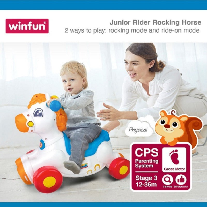 Winfun Junior Rider Rocking Horse 2 In 1