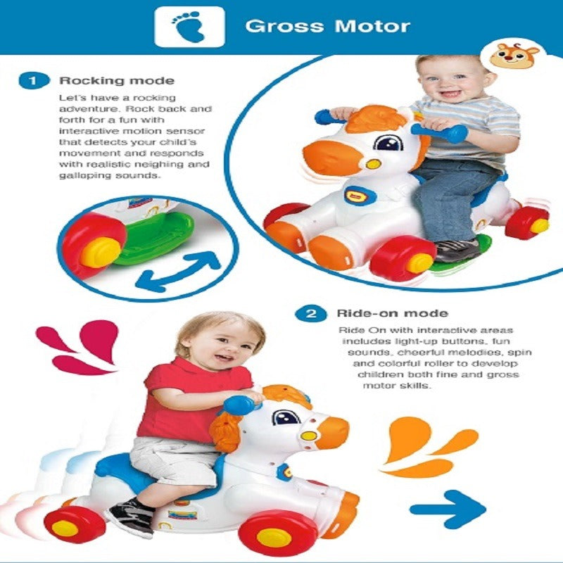 Winfun Junior Rider Rocking Horse 2 In 1