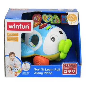 Winfun Sort N Learn Pull Along Plane