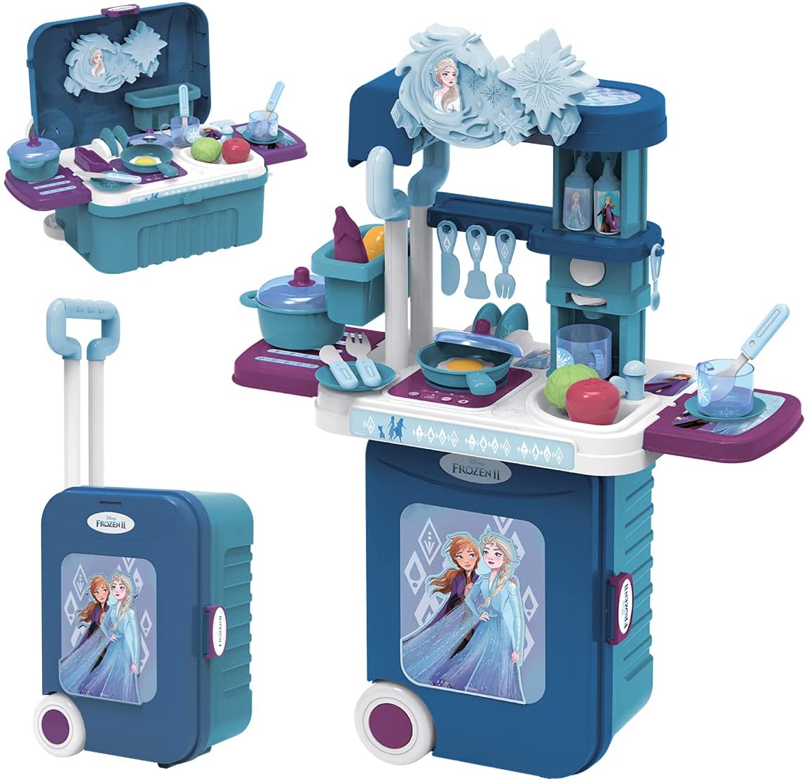 Disney Frozen Kitchen Trolley Set Blue