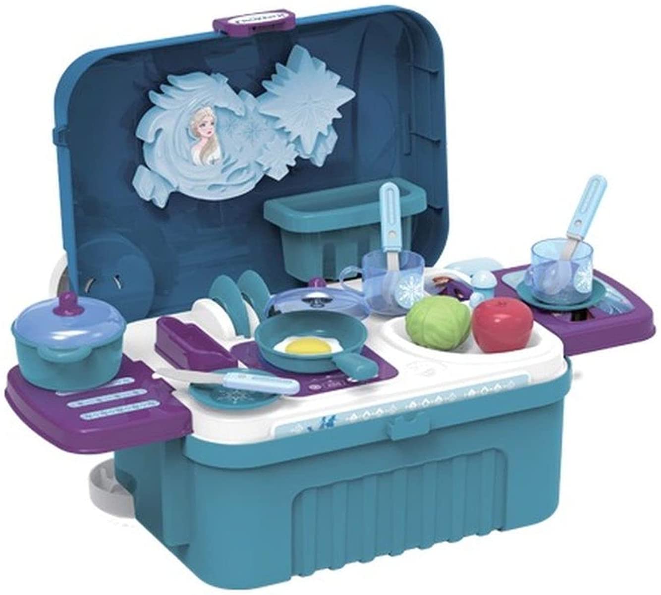 Disney Frozen Kitchen Trolley Set Blue
