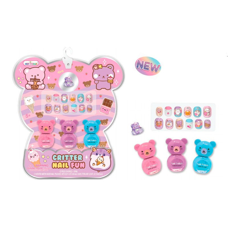 Hot Focus Sweet and Love Nails Set