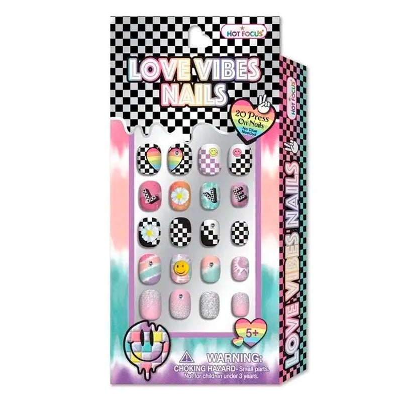 Hot Focus Love Vibes Nails