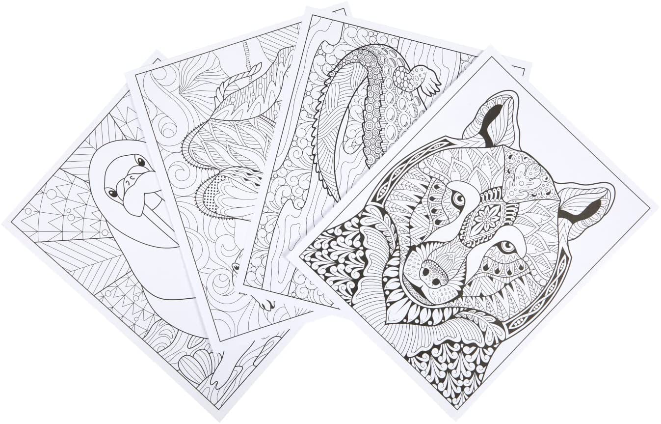 Crayola Art With Edge Animal Doodle Activity Book