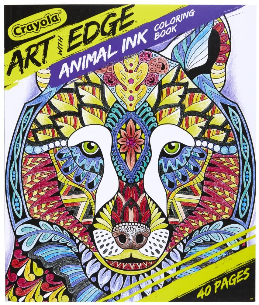 Crayola Art With Edge Animal Doodle Activity Book
