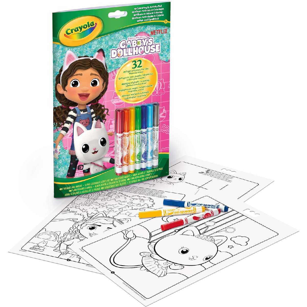 Crayola Color And Activity Pad Gabby Dollhouse