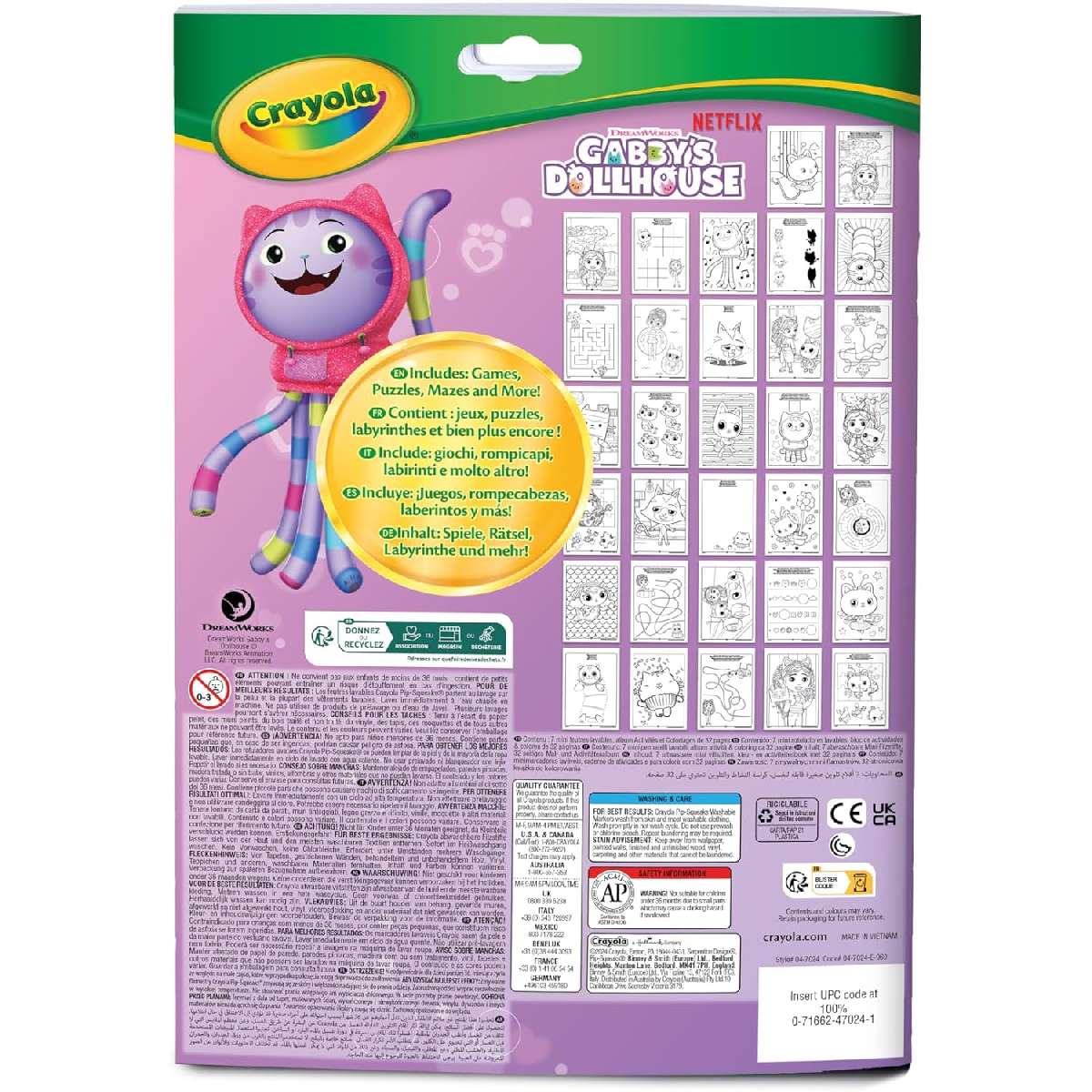 Crayola Color And Activity Pad Gabby Dollhouse