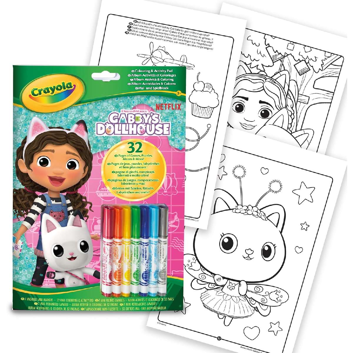 Crayola Color And Activity Pad Gabby Dollhouse