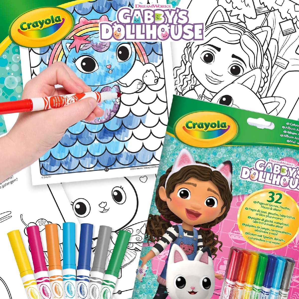Crayola Color And Activity Pad Gabby Dollhouse