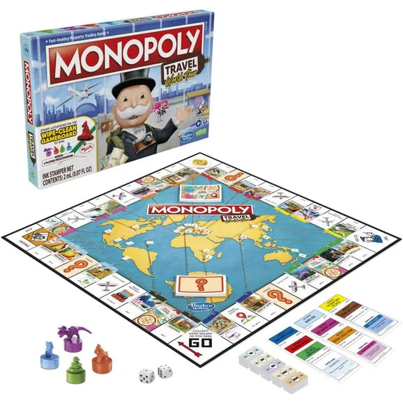Hasbro Monopoly Travel World Tour Board Game