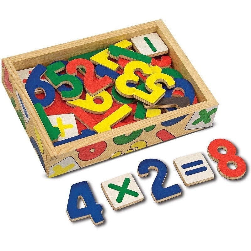 Melissa and Doug Magnetic Wooden Numbers