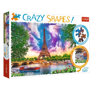 Trefl Crazy Shapes Puzzle Sky Over Paris - 600pcs
