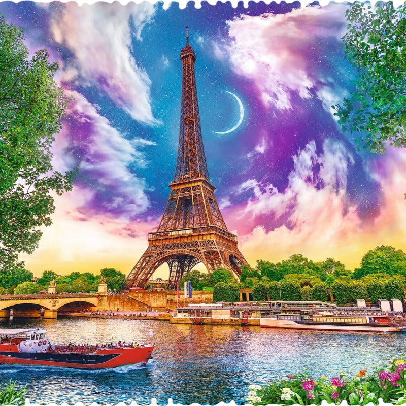 Trefl Crazy Shapes Puzzle Sky Over Paris - 600pcs