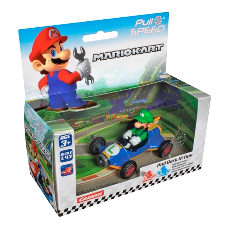 Carrera Pull & Speed Mario Kart Cars - Luigi