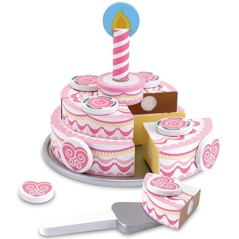 Melissa and Doug Wooden Triple Layer Party Cake