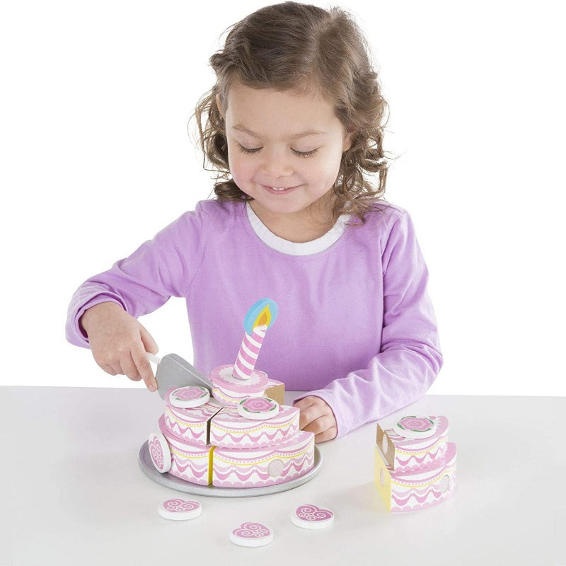 Melissa and Doug Wooden Triple Layer Party Cake