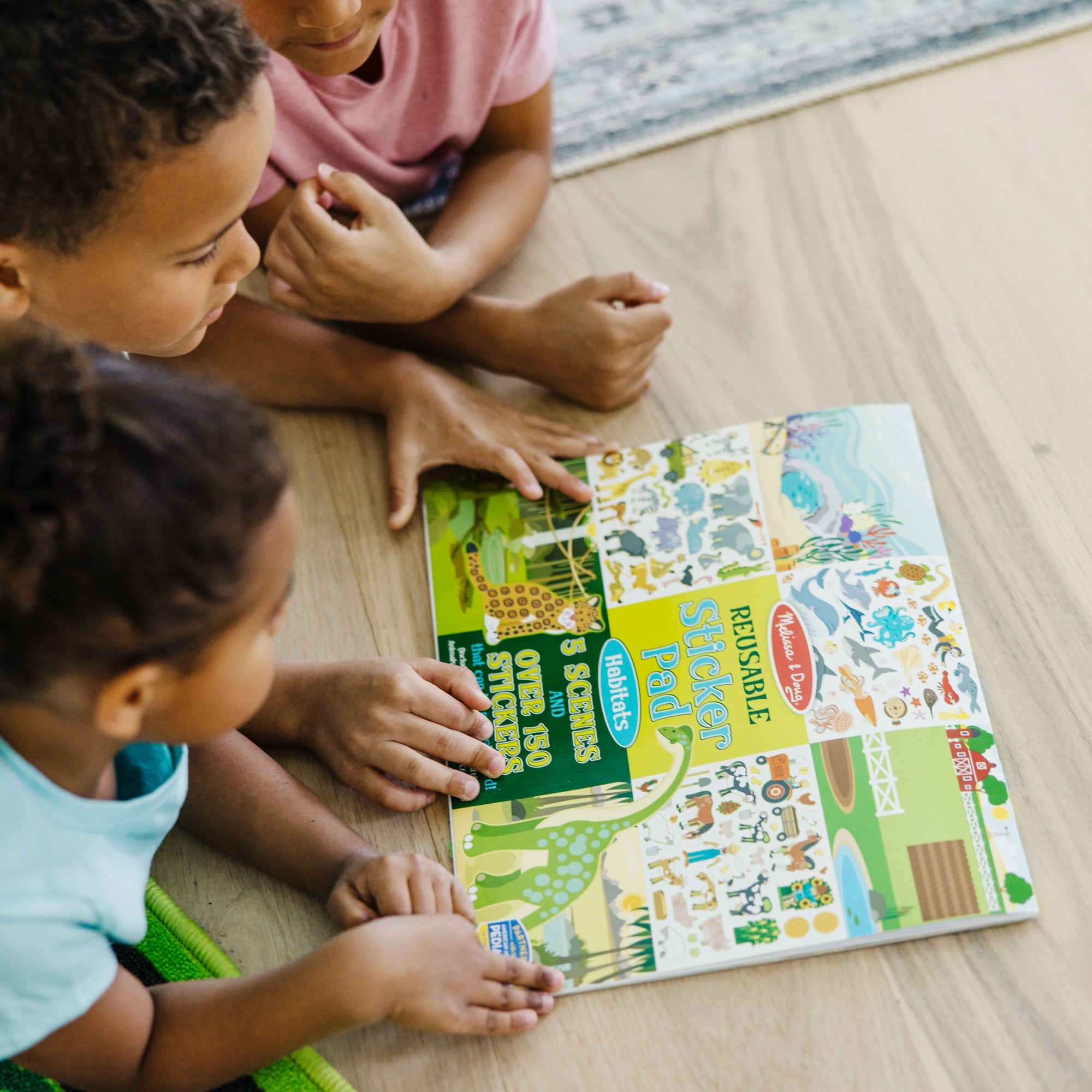 Melissa and Doug Reusable Sticker Pad - Habitats