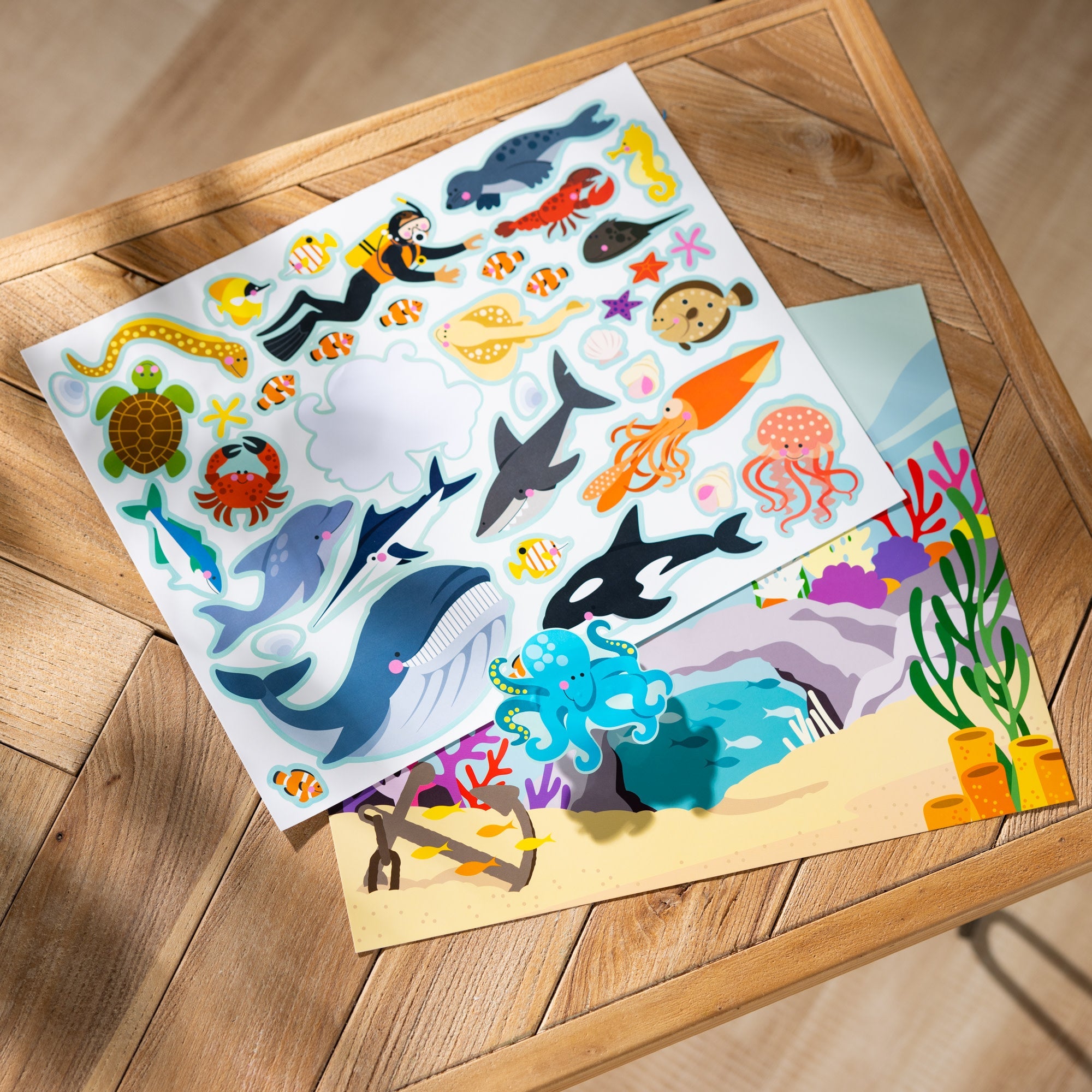 Melissa and Doug Reusable Sticker Pad - Habitats