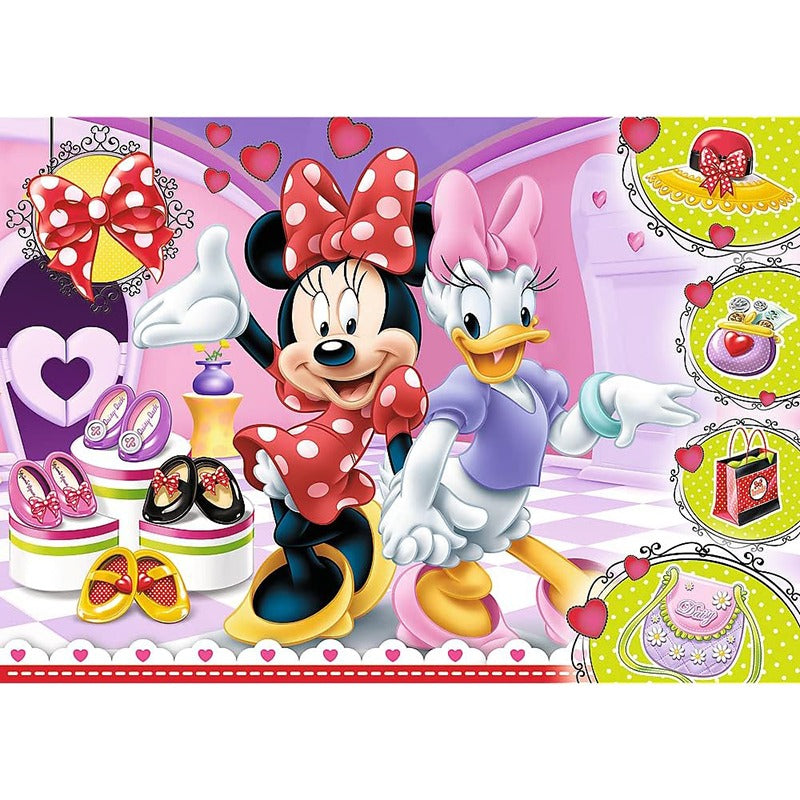 Trefl Disney Minnie Glitter Puzzle - 100 Pcs