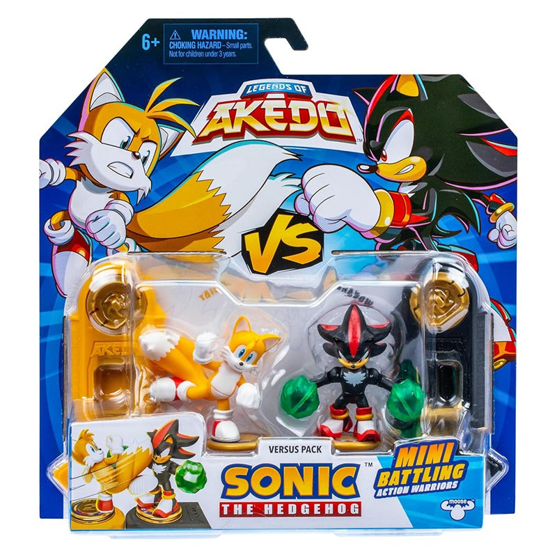 Akedo Sonic Series 1 Versus Pack - Tails Vs Shadow