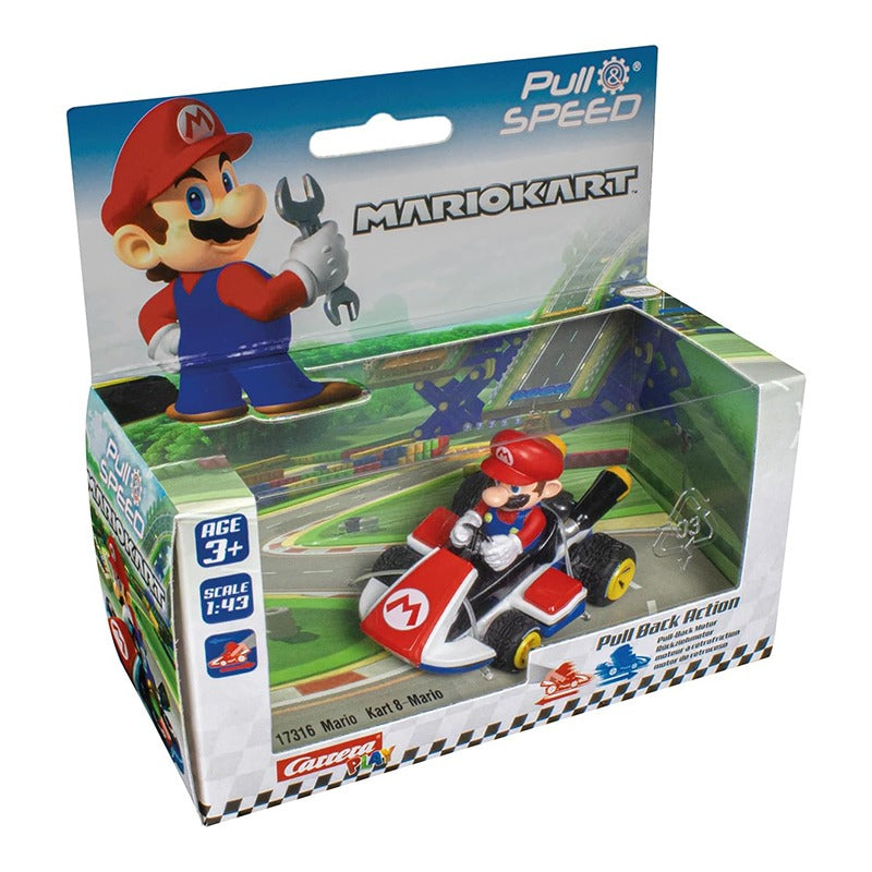 Carrera Pull & Speed Mario Kart Car - Mario
