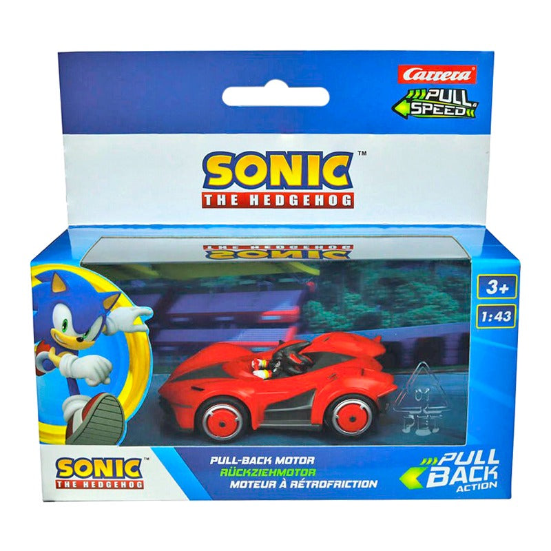 Carrera Sonic The Hedgehog Pull Speed Car - Red