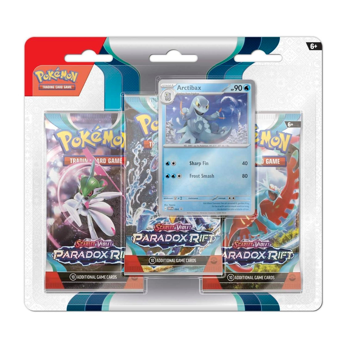 Pokémon TCG: Scarlet & Violet 4 - Paradox Rift 3P Blister Pack
