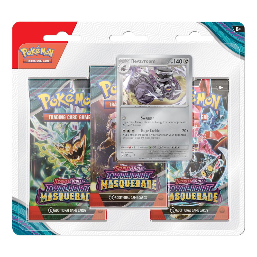 Pokémon TCG: Scarlet & Violet SV06- Twilight Masquerade 3 Pack Blister