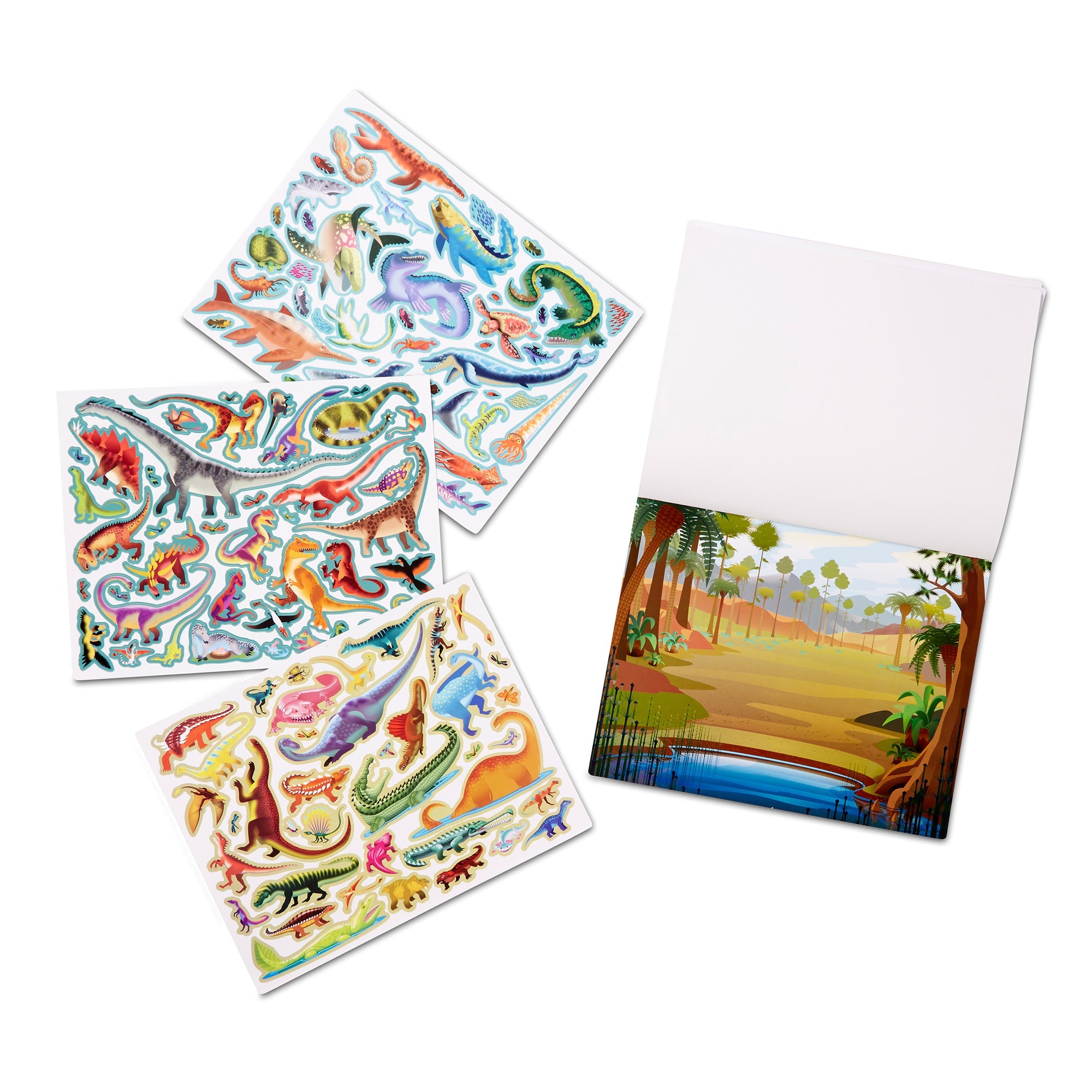 Melissa and Doug Reusable Sticker Pad - Prehistoric