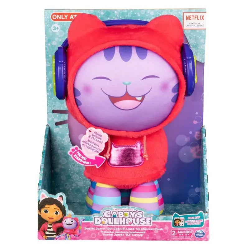 Gabby's DollHouse Dj Catnip Musical Plush