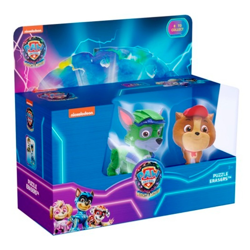 Paw Patrol The Mighty Movie 3D Puzzle Erasers - Assorted