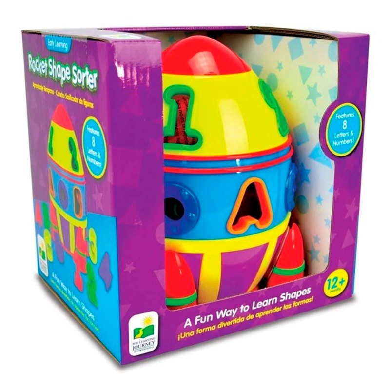 The Learning Journey Early Learning Rocket Shape Sorter
