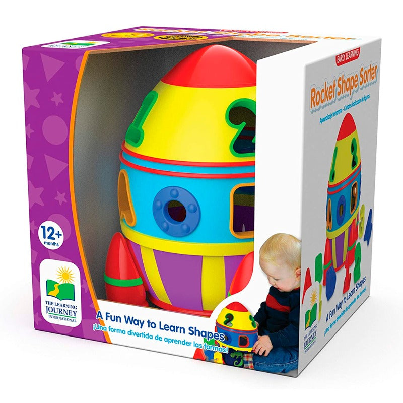 The Learning Journey Early Learning Rocket Shape Sorter