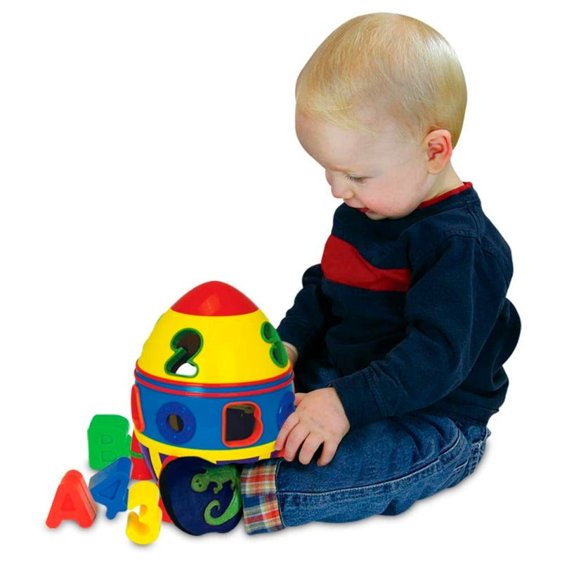 The Learning Journey Early Learning Rocket Shape Sorter