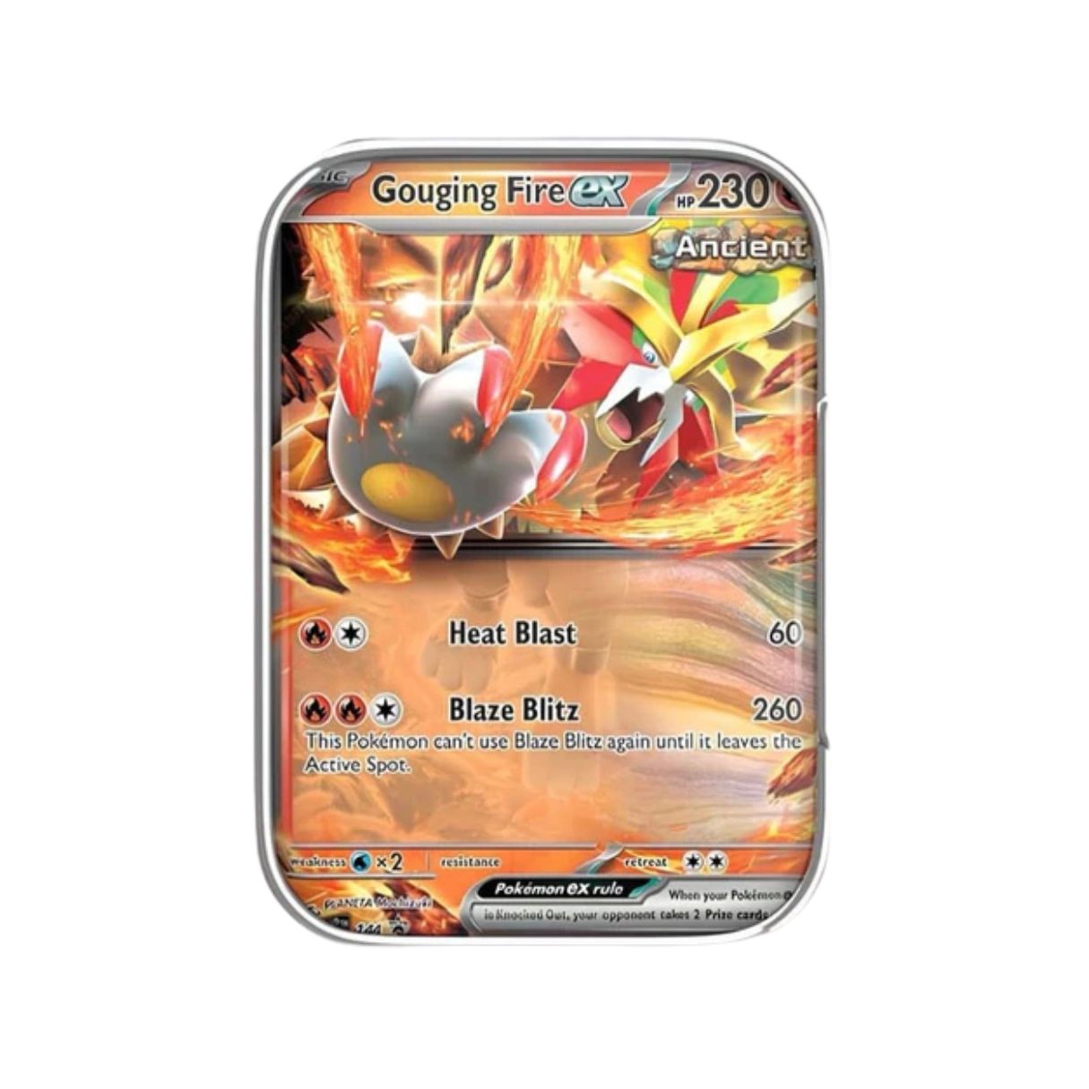 Pokémon TCG: Scarlet & Violet Paradox Destiny Fall EX Tin 2024
