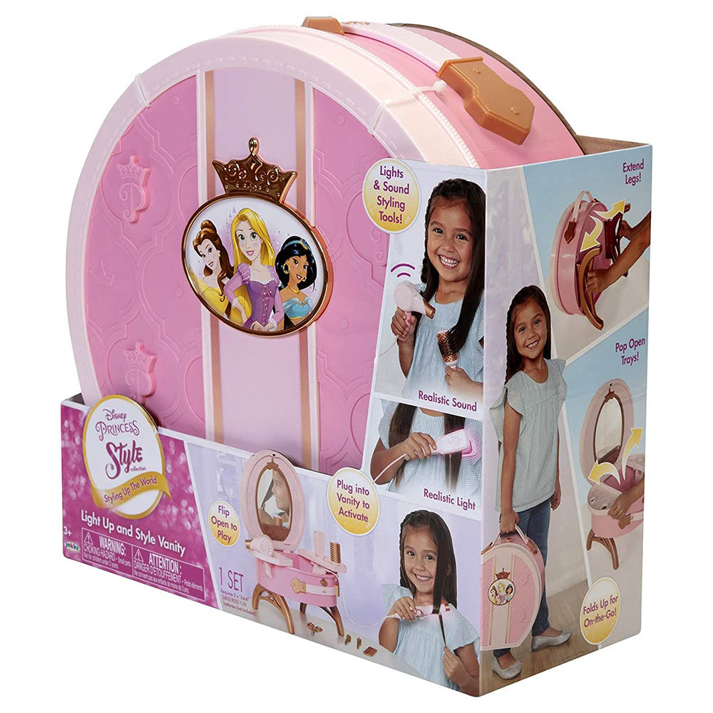 Jakks Pacific Disney Princess Style Feature Travel Vanity