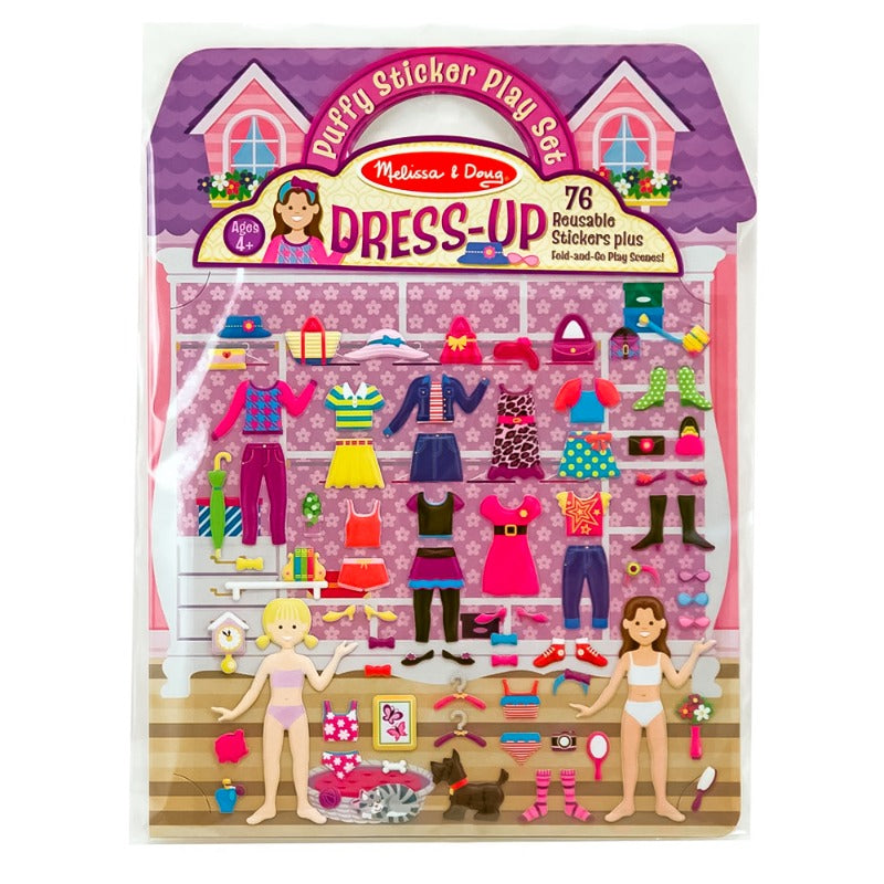Melissa And Doug Puffy Sticker Play Set - Dress-Up