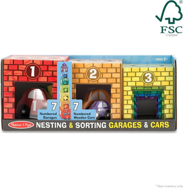 Melissa and Doug Nesting & Sorting Garages & Cars