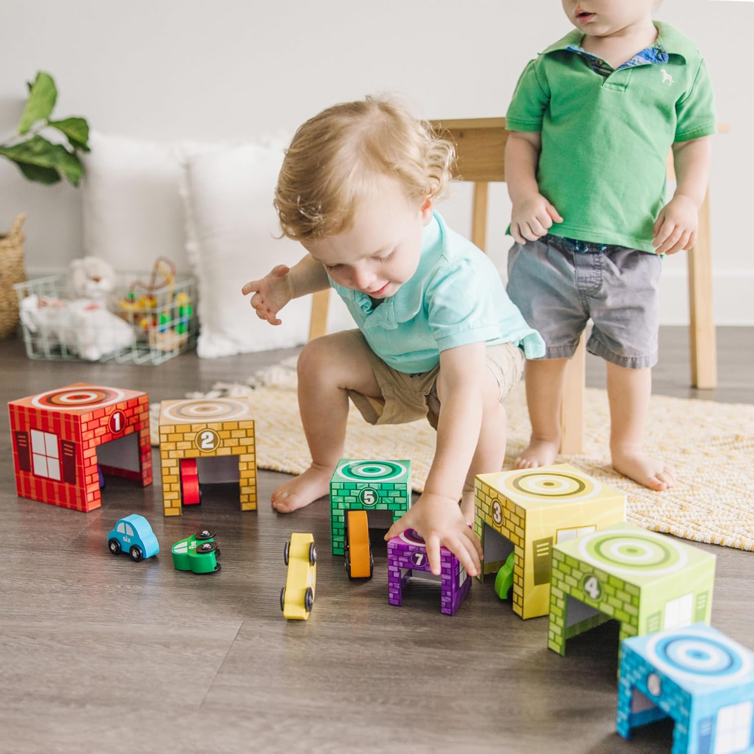 Melissa and Doug Nesting & Sorting Garages & Cars