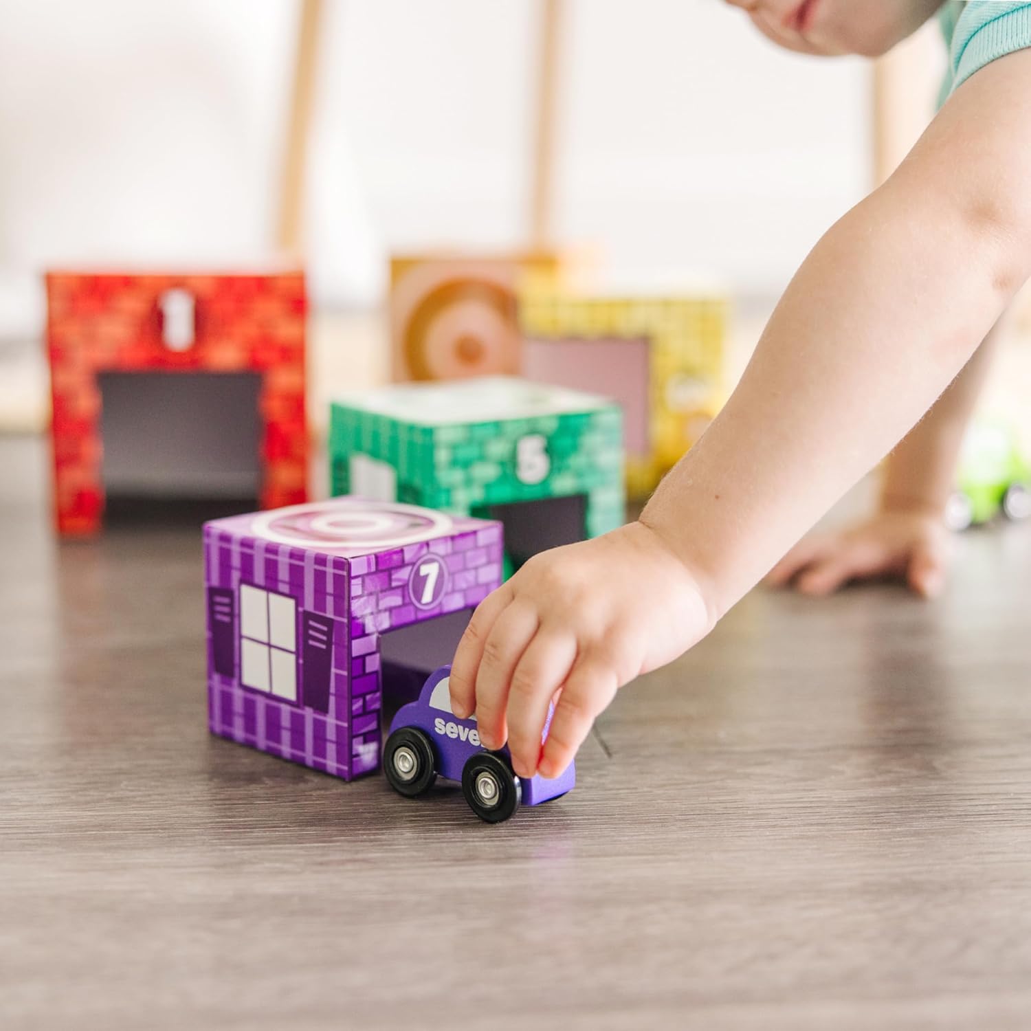 Melissa and Doug Nesting & Sorting Garages & Cars