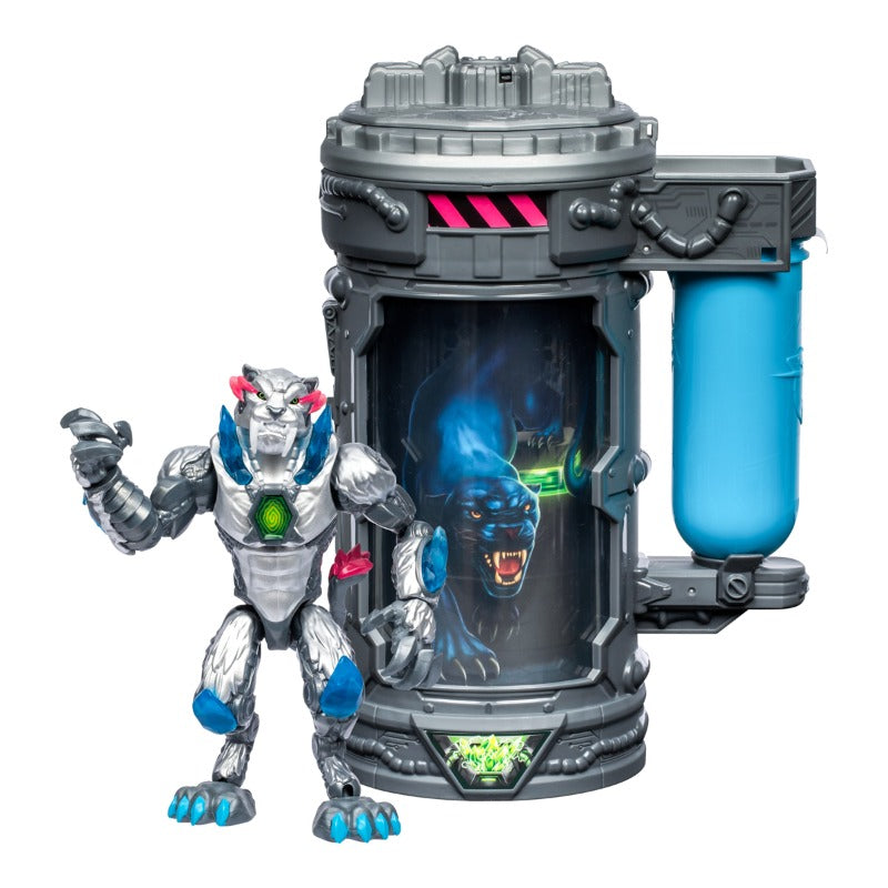 Mr Beast Lab Mutation Chamber Metallic Panther Figure