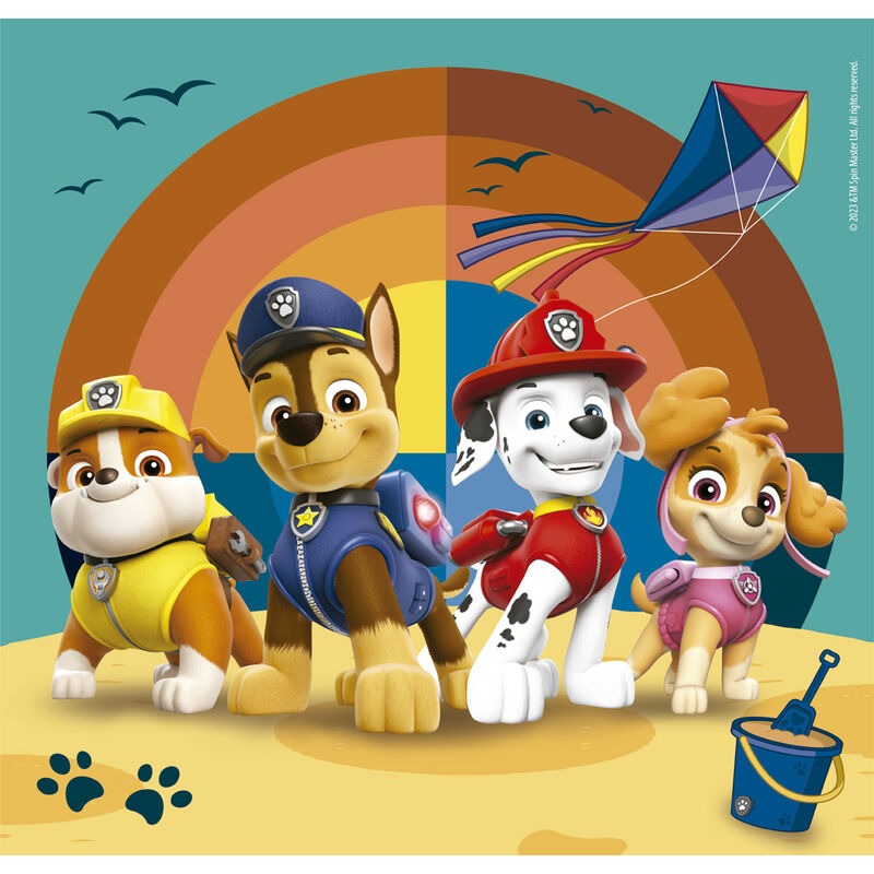 Clementoni Puzzle Super Color Paw Patrol Beach 3x48 Pcs