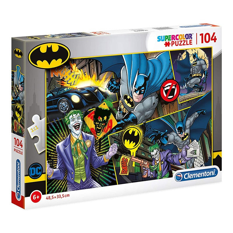 Clementoni Puzzle Super Color DC Batman 104 Pcs